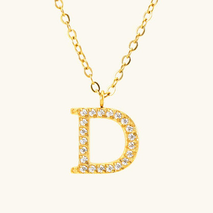 Flora – Collier Lettre Fin et Élégant