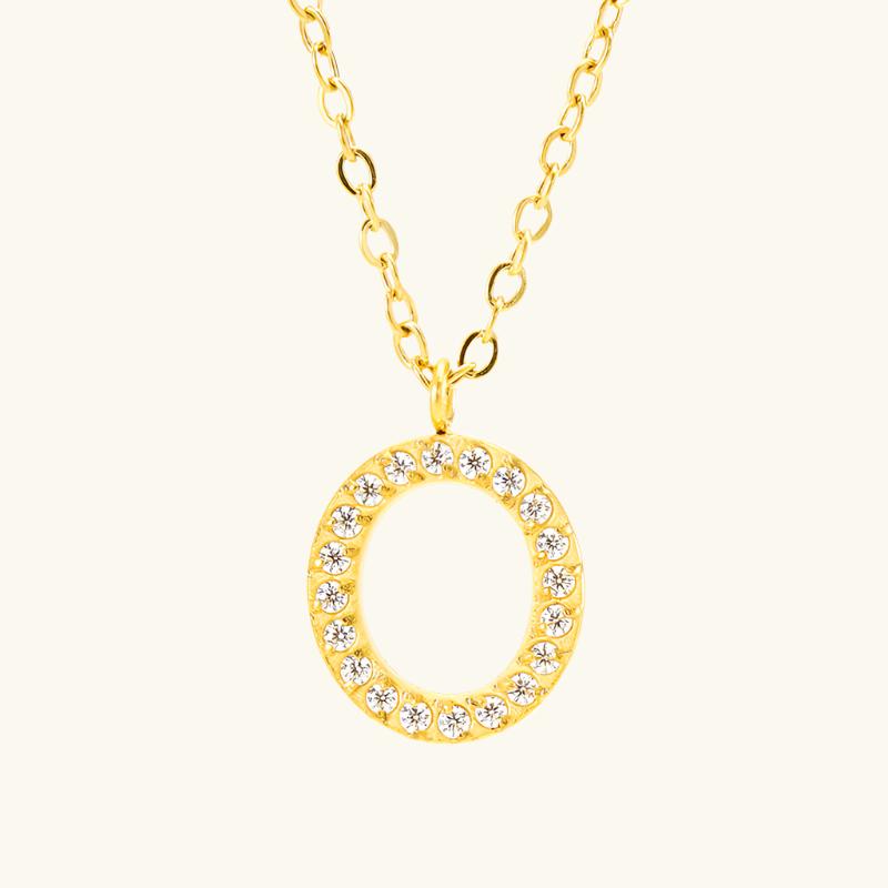 Flora – Collier Lettre Fin et Élégant