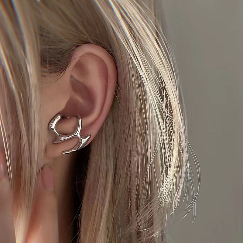 Naia – Boucles d’Oreilles Creuses Haut