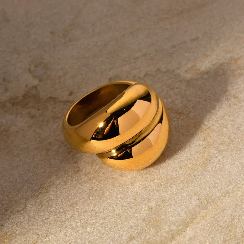 Emiri – Bague Dorée Fine et Chic