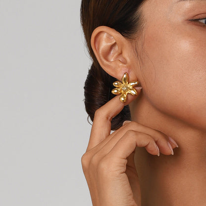 Alexa – Boucles d’Oreilles Fleur Solstice