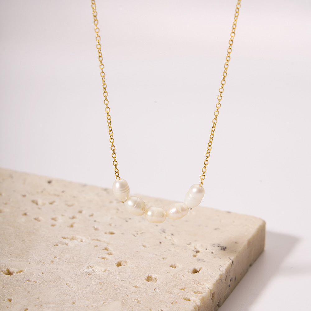 Elle – Collier Perle Élégant