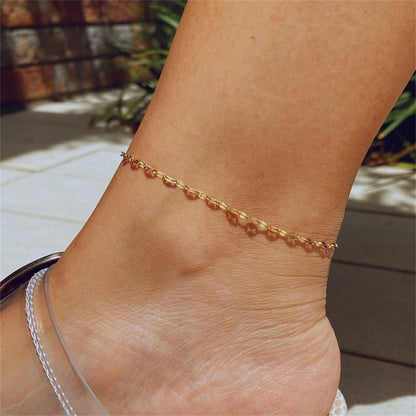 Charlotte – Cheville Chaîne Dorée
