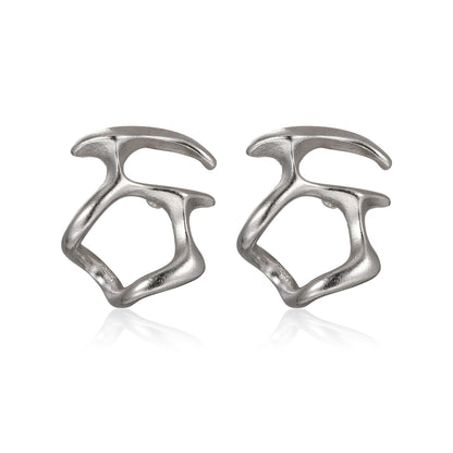 Naia – Boucles d’Oreilles Creuses Haut