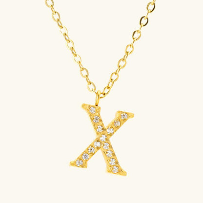 Flora – Collier Lettre Fin et Élégant