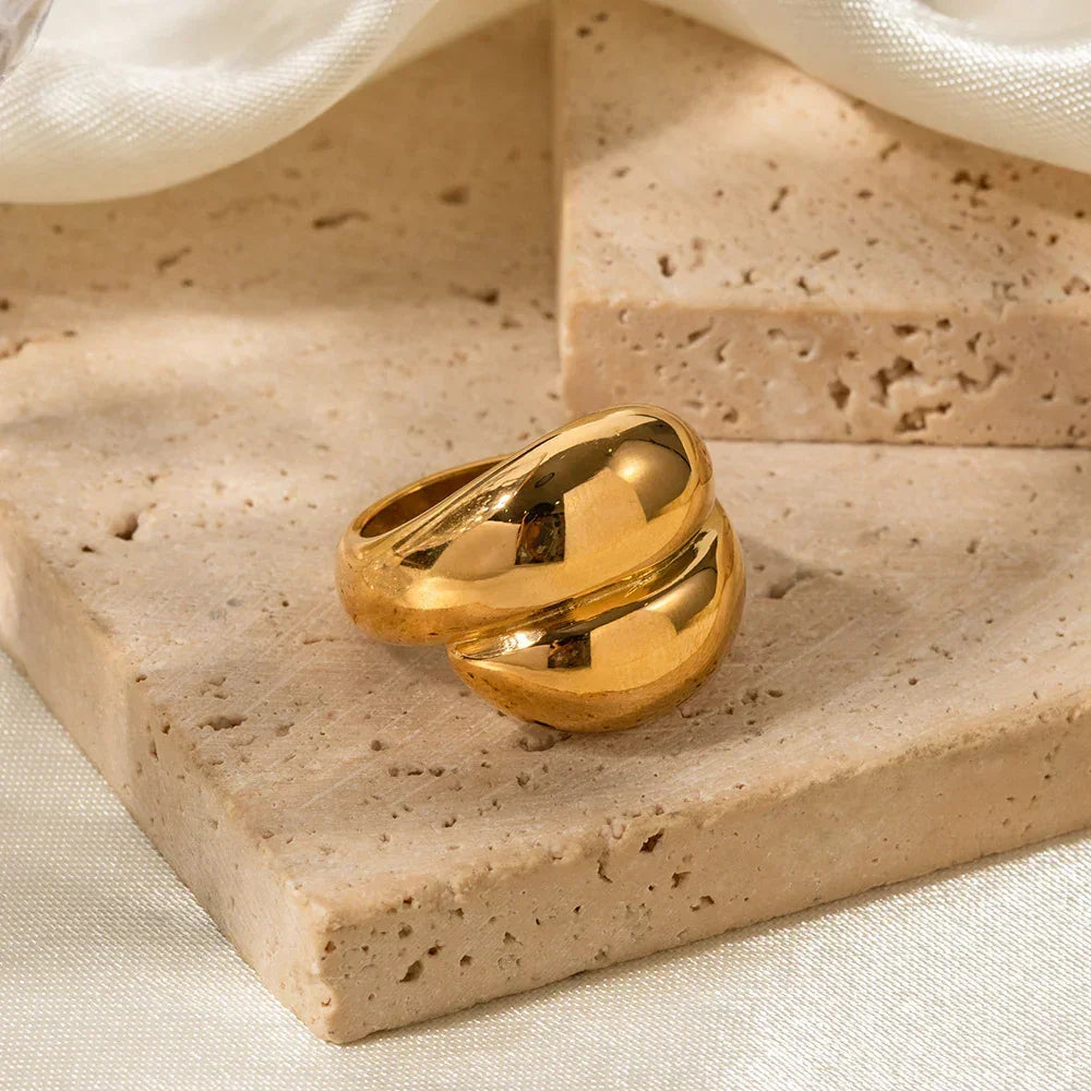 Emiri – Bague Dorée Fine et Chic