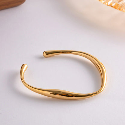 Tiffany – Bracelet Jonc Doré Élégant