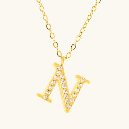 Flora – Collier Lettre Fin et Élégant