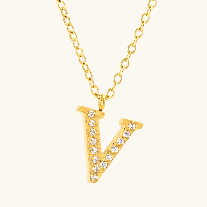 Flora – Collier Lettre Fin et Élégant