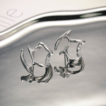 Naia – Boucles d’Oreilles Creuses Haut
