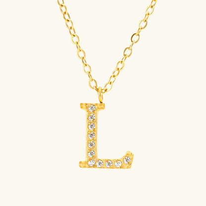 Flora – Collier Lettre Fin et Élégant