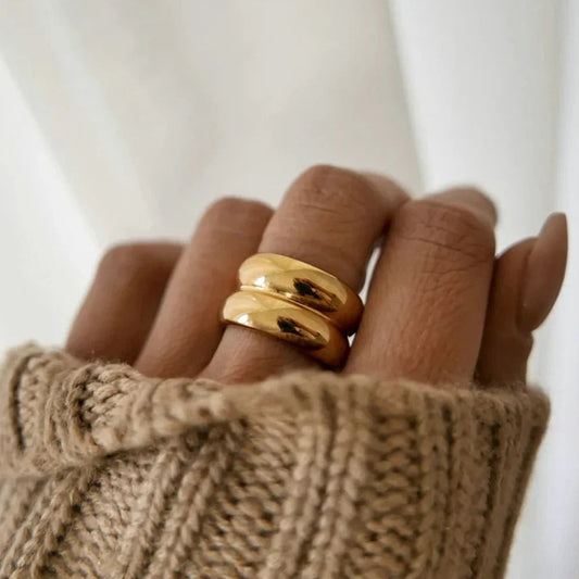 Zelle – Bague en Or Élégante