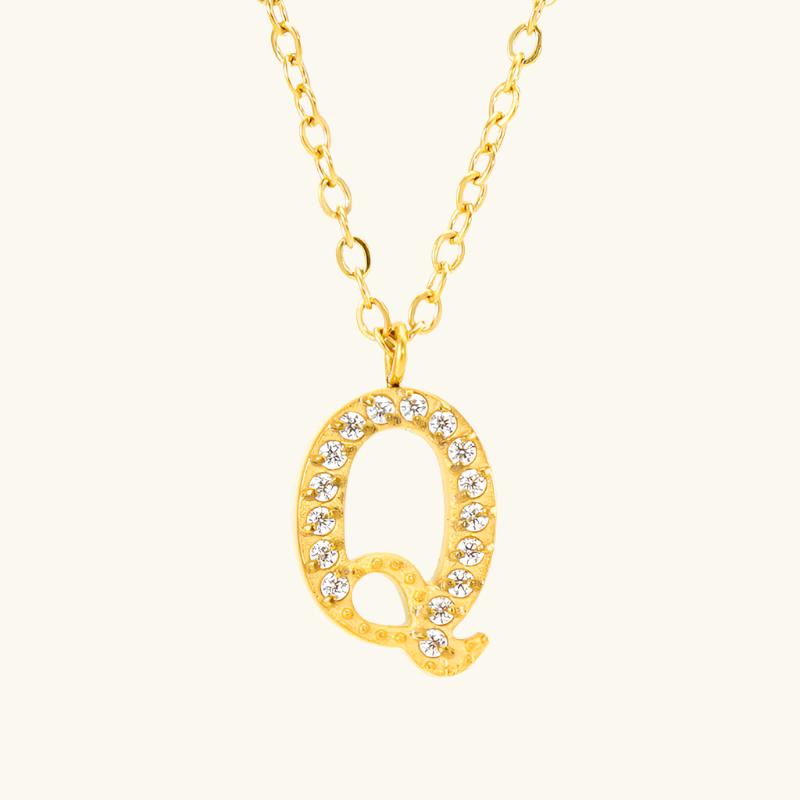 Flora – Collier Lettre Fin et Élégant