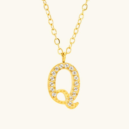 Flora – Collier Lettre Fin et Élégant