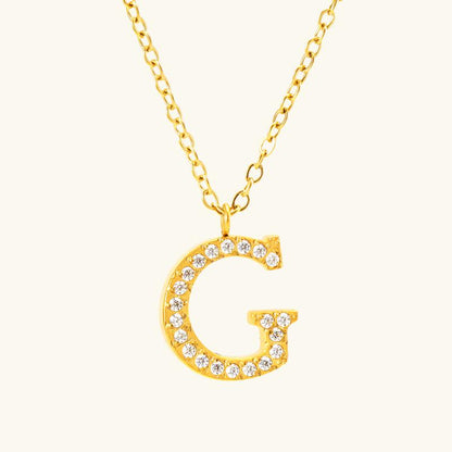 Flora – Collier Lettre Fin et Élégant