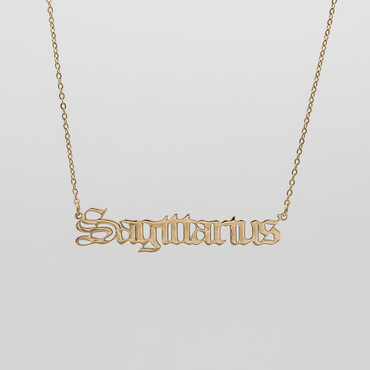 Celestine – Collier Prénom Zodiaque Classique