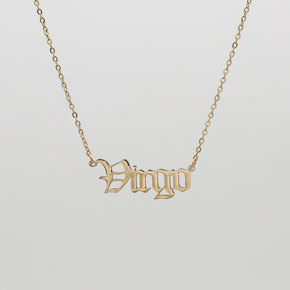 Celestine – Collier Prénom Zodiaque Classique