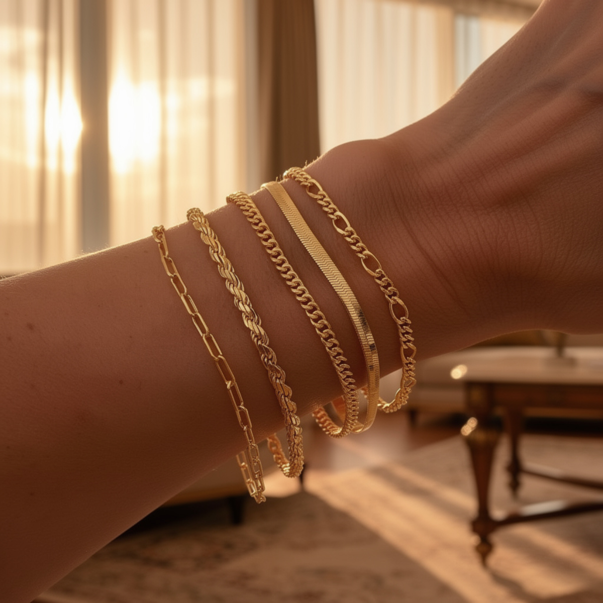 Elara – Set de Bracelets Style Minimaliste pour Femme