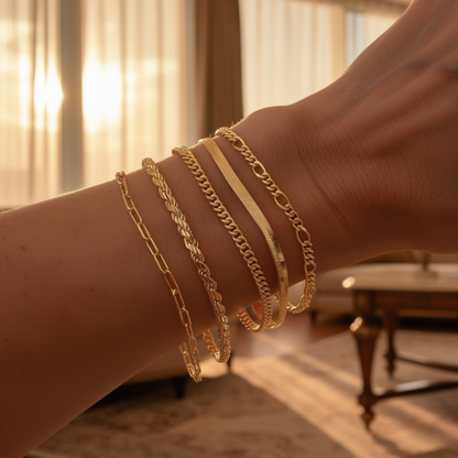 Elara – Set de Bracelets Style Minimaliste pour Femme