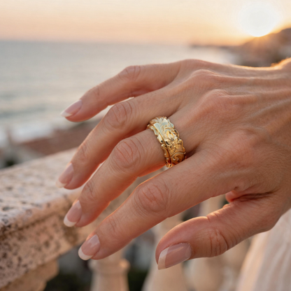 Fleurine – Bague Florale Raffinée