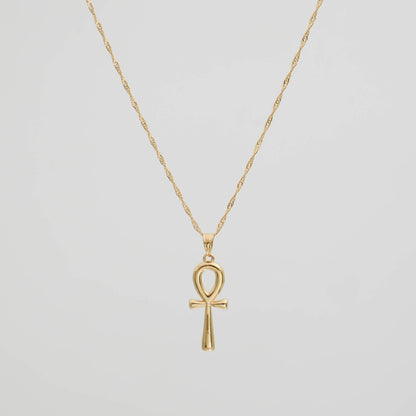Stella – Collier Pendentif Croix en Métal