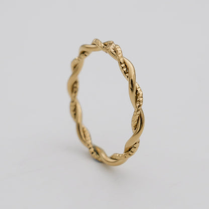 Aïcha – Bague Torsadée au Style Raffiné