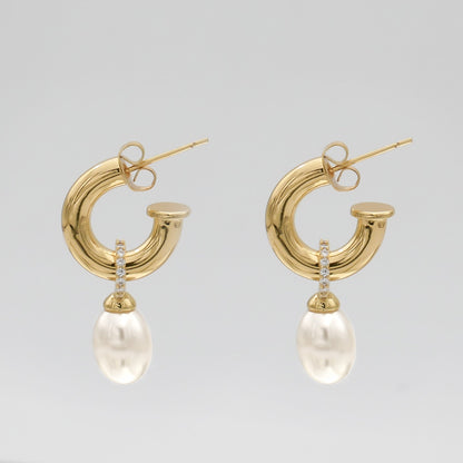 Nala – Boucles d’Oreilles Perle Élégantes