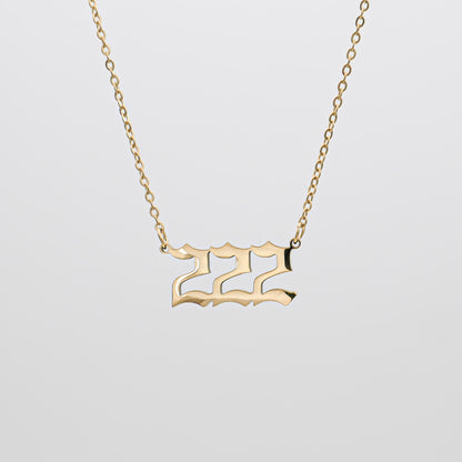 Ashley – Collier Numéro d'Ange Personnalisé