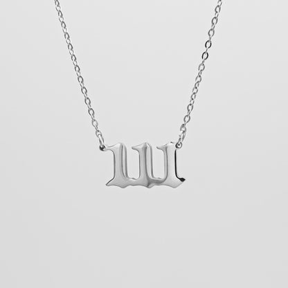 Ashley – Collier Numéro d'Ange Personnalisé