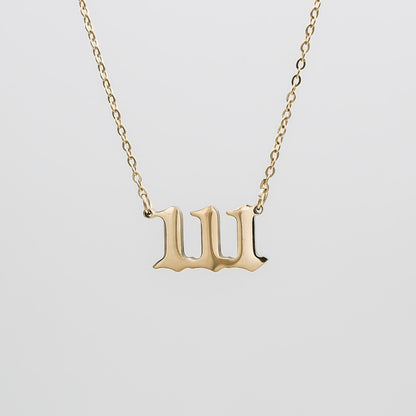 Ashley – Collier Numéro d'Ange Personnalisé