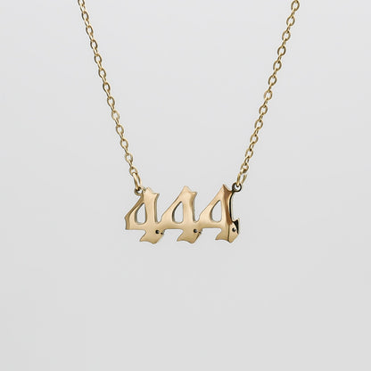 Ashley – Collier Numéro d'Ange Personnalisé