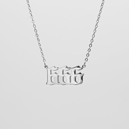 Ashley – Collier Numéro d'Ange Personnalisé