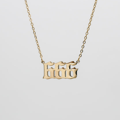 Ashley – Collier Numéro d'Ange Personnalisé