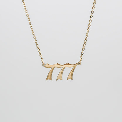 Ashley – Collier Numéro d'Ange Personnalisé