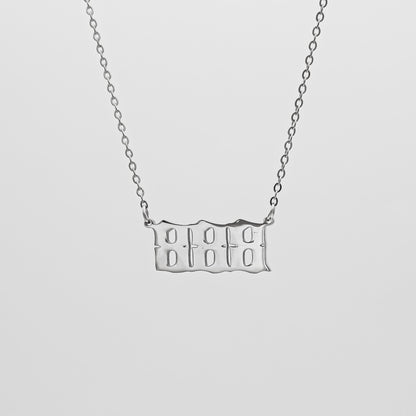 Ashley – Collier Numéro d'Ange Personnalisé