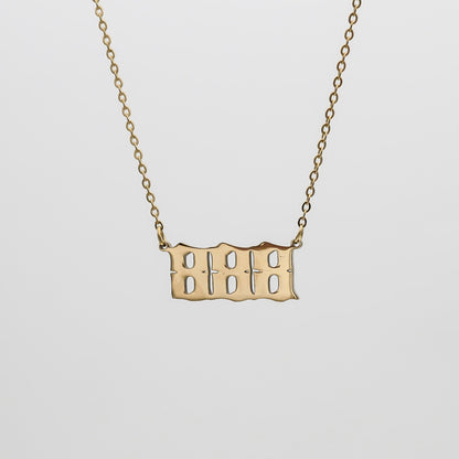 Ashley – Collier Numéro d'Ange Personnalisé