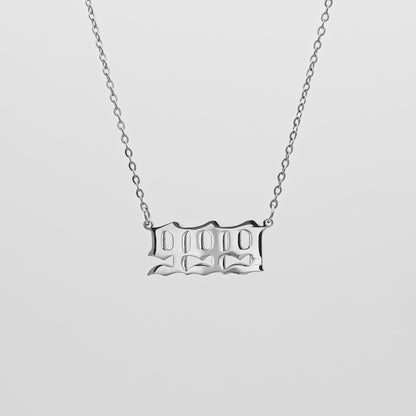 Ashley – Collier Numéro d'Ange Personnalisé