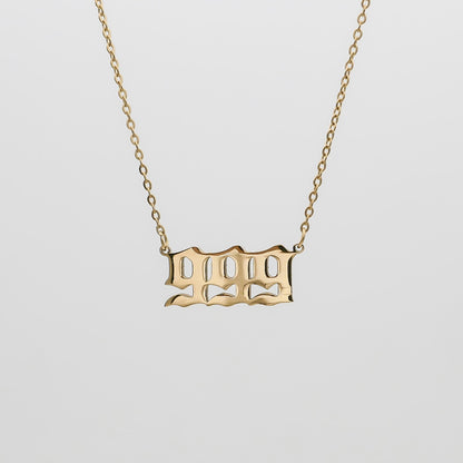 Ashley – Collier Numéro d'Ange Personnalisé