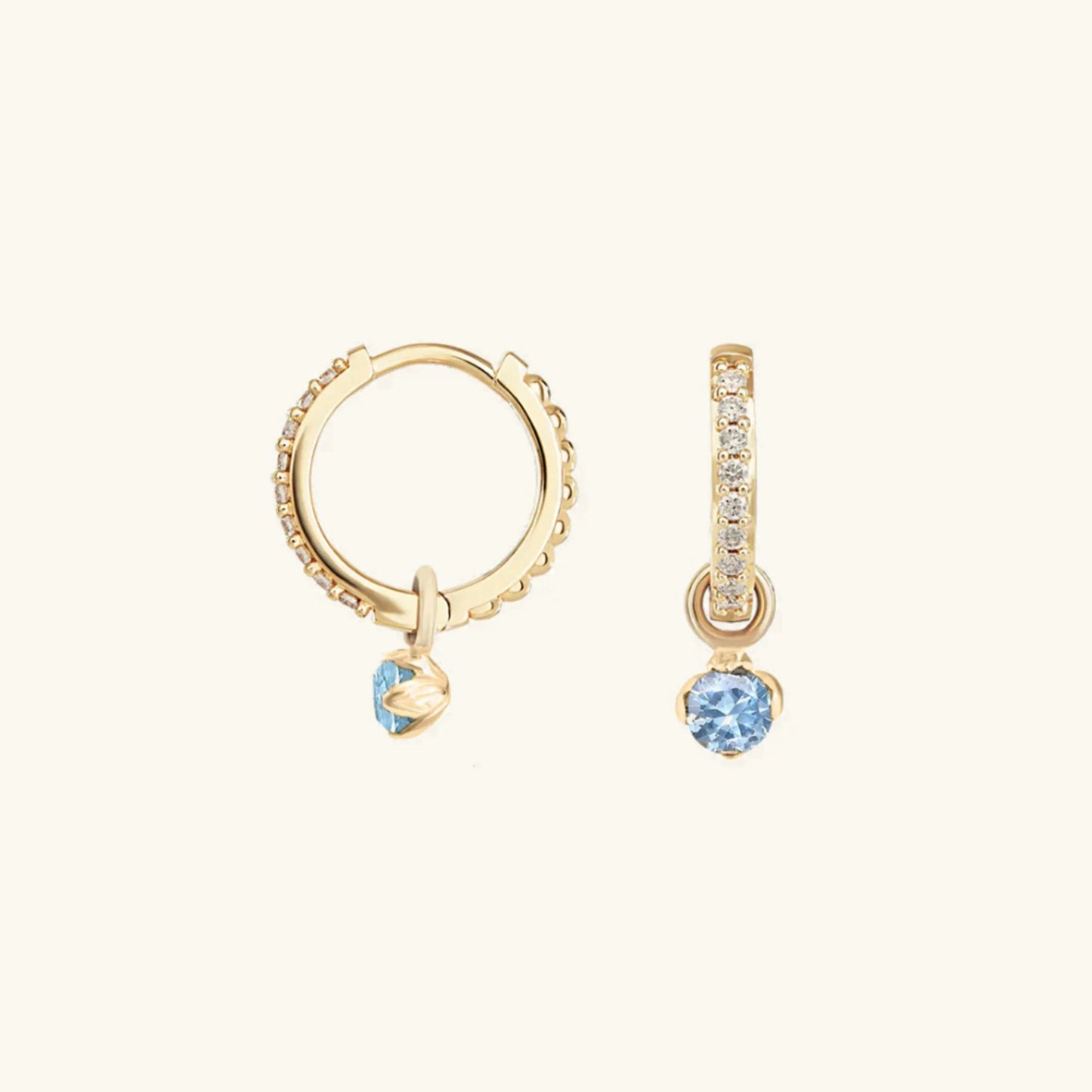 Taylor – Créoles Réversibles en Diamant