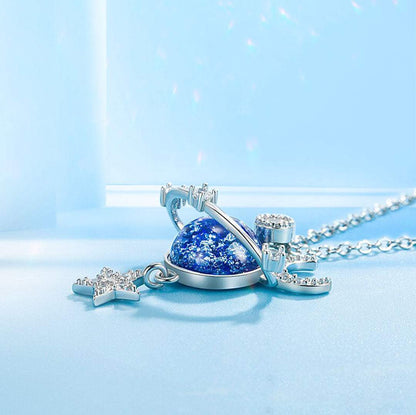 Sorami – Collier Planète Cosmique Femme