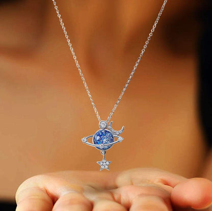 Sorami – Collier Planète Cosmique Femme