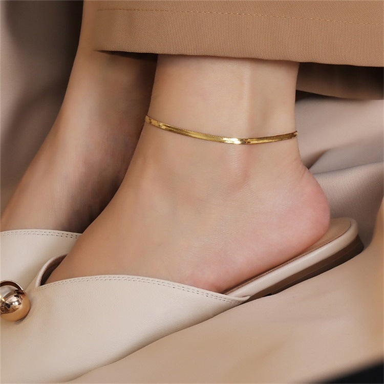 Zeny – Bracelet de Cheville Doré