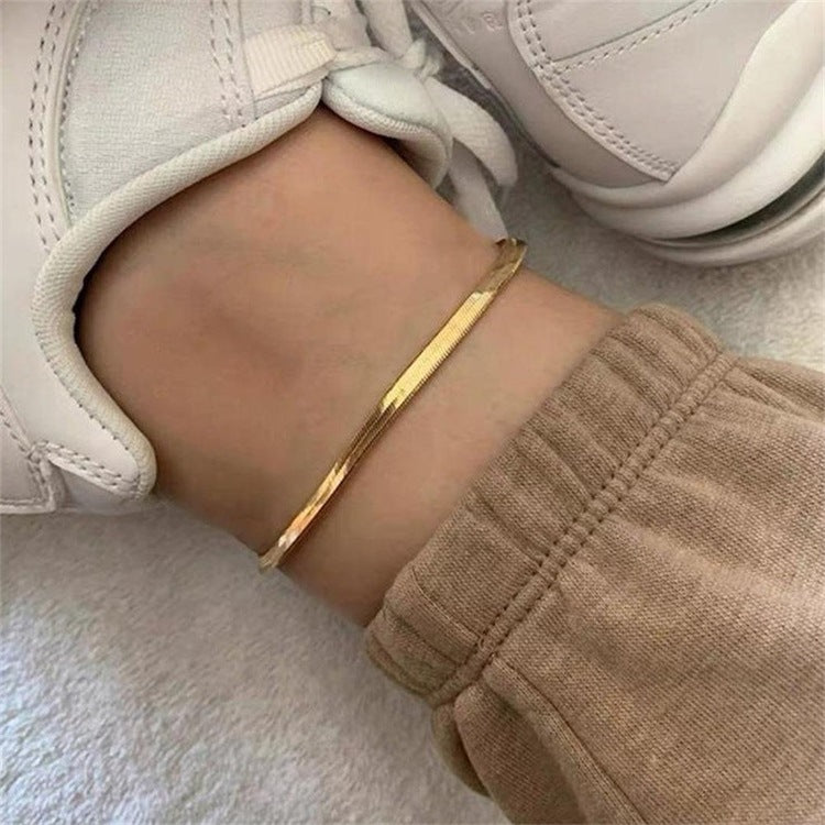 Zeny – Bracelet de Cheville Doré