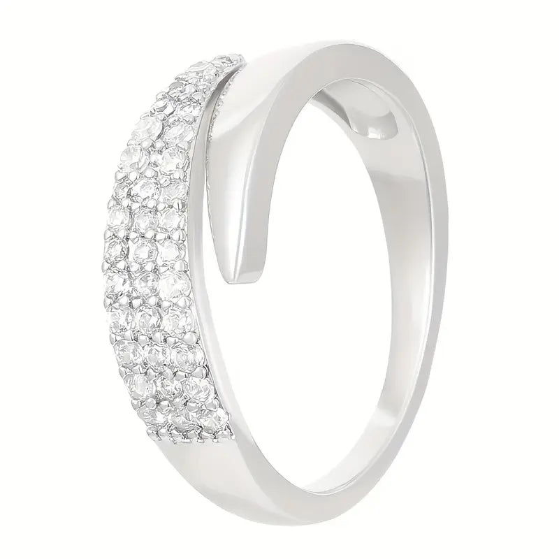 Emiko – Bague Or Jaune à Pierres Lumineuses