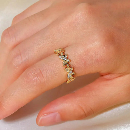 Papillia – Bague Papillon Ajustable au Design Niche