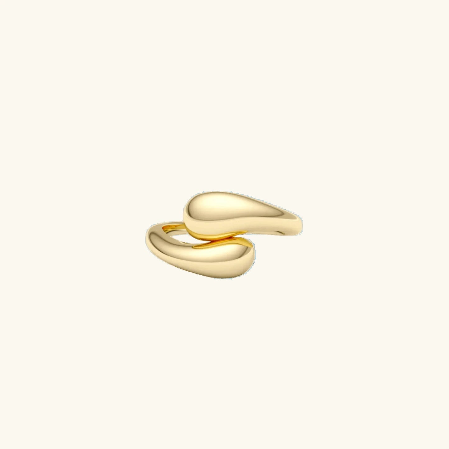 Eloria – Bague Zircon Plaquée Or 18K