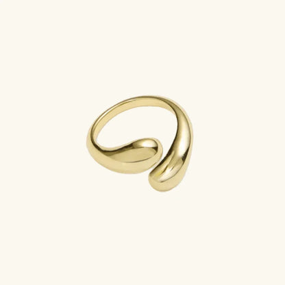 Eloria – Bague Zircon Plaquée Or 18K