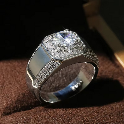 Celestine – Bague Dorée Luxe 18K Argent Plaqué
