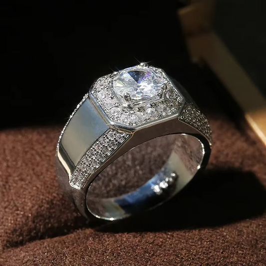 Celestine – Bague Dorée Luxe 18K Argent Plaqué