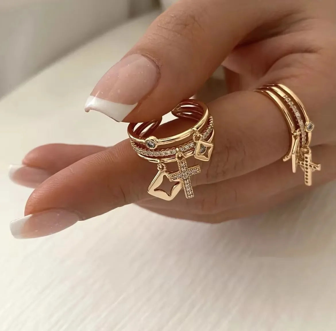 Lysandra – Bague Argent Sterling Spirituelle